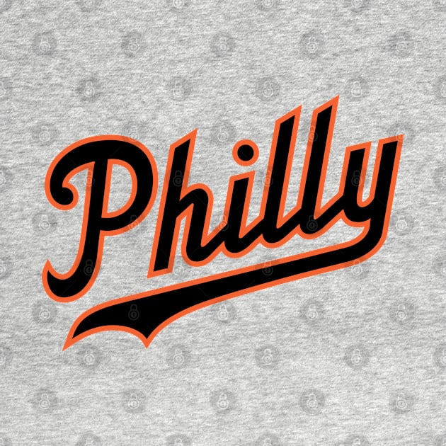 Philly Script - White/Black by KFig21